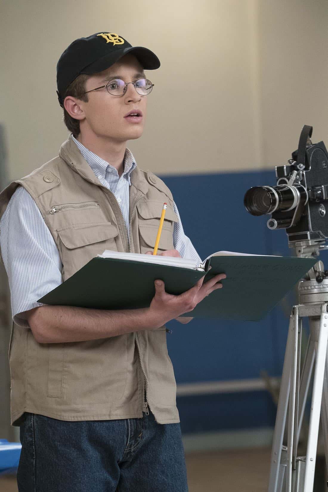 THE GOLDBERGS - "Adam Spielberg" - Adam loves director Steven Spielberg so much and decides to film an original script he wrote about Indiana Jones and his passion for directing is called into question. Meanwhile, Murray and Barry make a bet about whether or not a cheesesteak sandwich in New Jersey is the best one ever, on "The Goldbergs," WEDNESDAY, MARCH 7 (8:00-8:30 p.m. EST), on The ABC Television Network. (ABC/Kelsey McNeal) THE GOLDBERGS - "Adam Spielberg" - Adam loves director Steven Spielberg so much and decides to film an original script he wrote about Indiana Jones and his passion for directing is called into question. Meanwhile, Murray and Barry make a bet about whether or not a cheesesteak sandwich in New Jersey is the best one ever, on "The Goldbergs," WEDNESDAY, MARCH 7 (8:00-8:30 p.m. EST), on The ABC Television Network. (ABC/Kelsey McNeal)