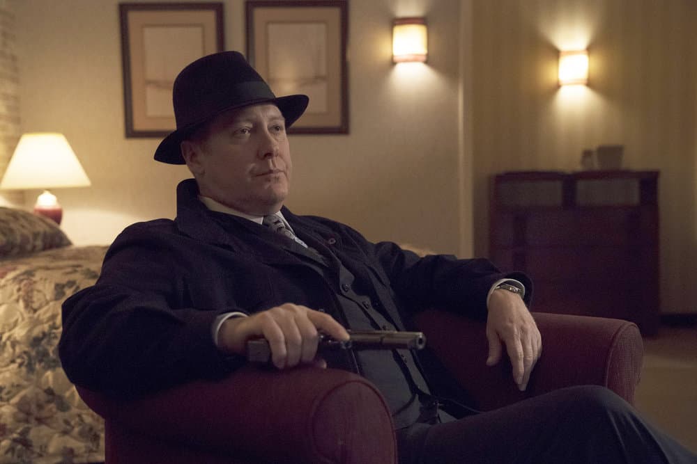 THE BLACKLIST -- "The Capricorn Killer" Episode 516 -- Pictured: James Spader as Raymond "Red" Reddington -- (Photo by: Virginia Sherwood/NBC)