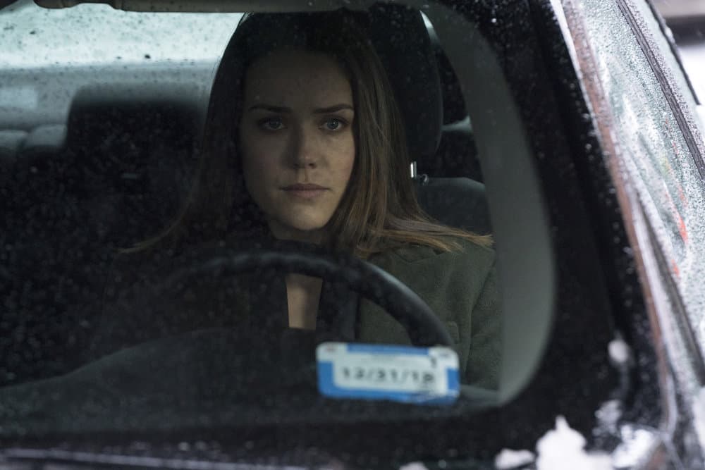 THE BLACKLIST -- "The Capricorn Killer" Episode 516 -- Pictured: Megan Boone as Elizabeth Keen -- (Photo by: Virginia Sherwood/NBC)