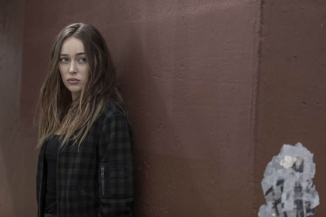 Alycia Debnam-Carey as Alicia Clark - Fear the Walking Dead _ Season 4, Gallery - Photo Credit: Elizabeth Weinberg/AMC Alycia Debnam-Carey as Alicia Clark - Fear the Walking Dead _ Season 4, Gallery - Photo Credit: Elizabeth Weinberg/AMC