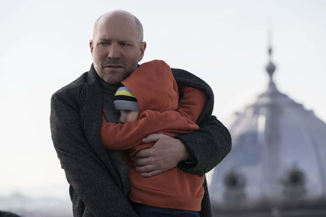 "Three Wishes" -- When Eric's daughter is kidnapped, he must fulfill three ransom demands from his long-time adversary, Damien Delaine (Carlo Rota), which include answering a series of emotionally challenging questions and performing ethically questionable tasks, in order to save what matters to him most -- his daughter's life -- on the second season premiere of RANSOM, Saturday, April 7 (8:00-9:00 PM, ET/PT) on the CBS Television Network. Pictured: Robert B. Kennedy (Armin Farber), Zalán Szántó (Tad Farber) Photo: Dávid Lukács é 2018 Ransom Television Productions Inc.