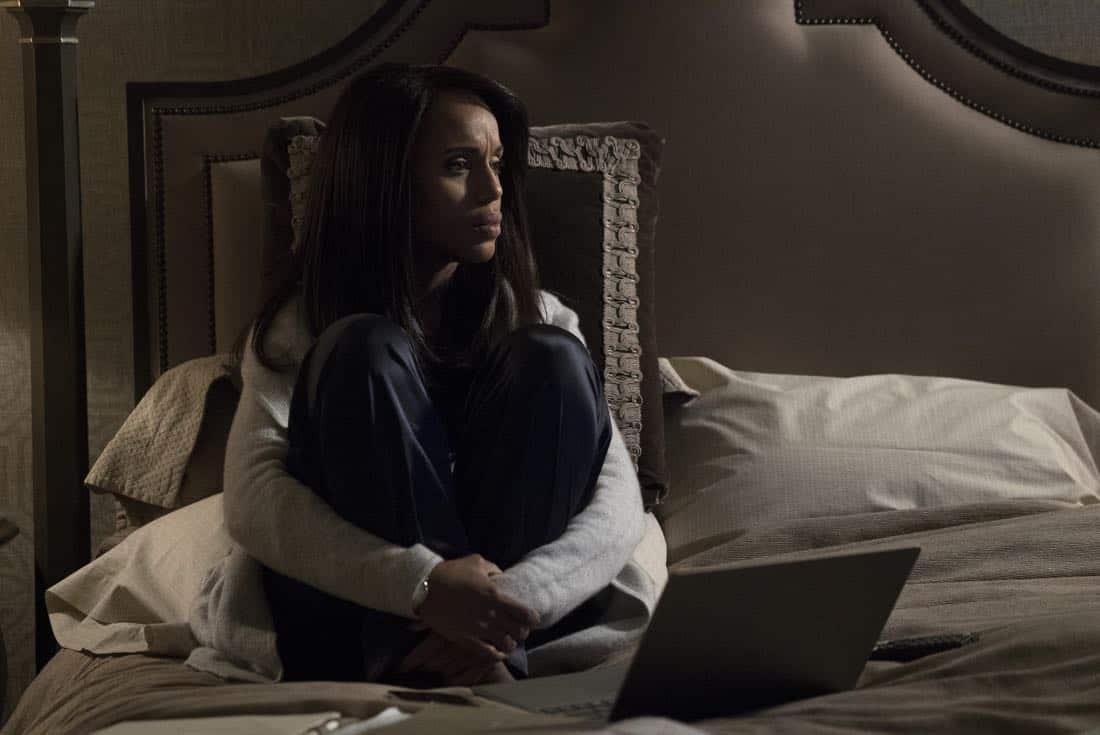 Scandal - "The List" - After Air Force Two's extraordinary safe landing, Cyrus takes his victory lap as America's newest hero, and Mellie demands that the Oval stop at nothing until justice is served. Meanwhile, Liv tries to bridge the gap with the Gladiators by disclosing her theory behind the hijack and Cyrus's true intentions, on "Scandal," airing THURSDAY, MARCH 15 (9:00-10:00 p.m. EDT), on The ABC Television Network. (ABC/Richard Cartwright) KERRY WASHINGTON