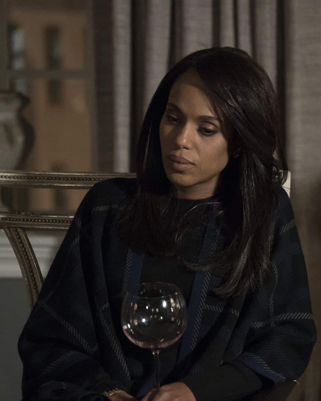 Scandal - "The List" - After Air Force Two's extraordinary safe landing, Cyrus takes his victory lap as America's newest hero, and Mellie demands that the Oval stop at nothing until justice is served. Meanwhile, Liv tries to bridge the gap with the Gladiators by disclosing her theory behind the hijack and Cyrus's true intentions, on "Scandal," airing THURSDAY, MARCH 15 (9:00-10:00 p.m. EDT), on The ABC Television Network. (ABC/Richard Cartwright) KERRY WASHINGTON