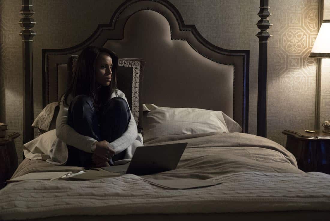 Scandal - "The List" - After Air Force Two's extraordinary safe landing, Cyrus takes his victory lap as America's newest hero, and Mellie demands that the Oval stop at nothing until justice is served. Meanwhile, Liv tries to bridge the gap with the Gladiators by disclosing her theory behind the hijack and Cyrus's true intentions, on "Scandal," airing THURSDAY, MARCH 15 (9:00-10:00 p.m. EDT), on The ABC Television Network. (ABC/Richard Cartwright) KERRY WASHINGTON
