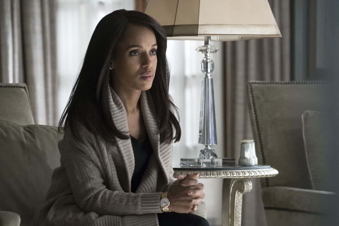 Scandal - "The List" - After Air Force Two's extraordinary safe landing, Cyrus takes his victory lap as America's newest hero, and Mellie demands that the Oval stop at nothing until justice is served. Meanwhile, Liv tries to bridge the gap with the Gladiators by disclosing her theory behind the hijack and Cyrus's true intentions, on "Scandal," airing THURSDAY, MARCH 15 (9:00-10:00 p.m. EDT), on The ABC Television Network. (ABC/Richard Cartwright) KERRY WASHINGTON