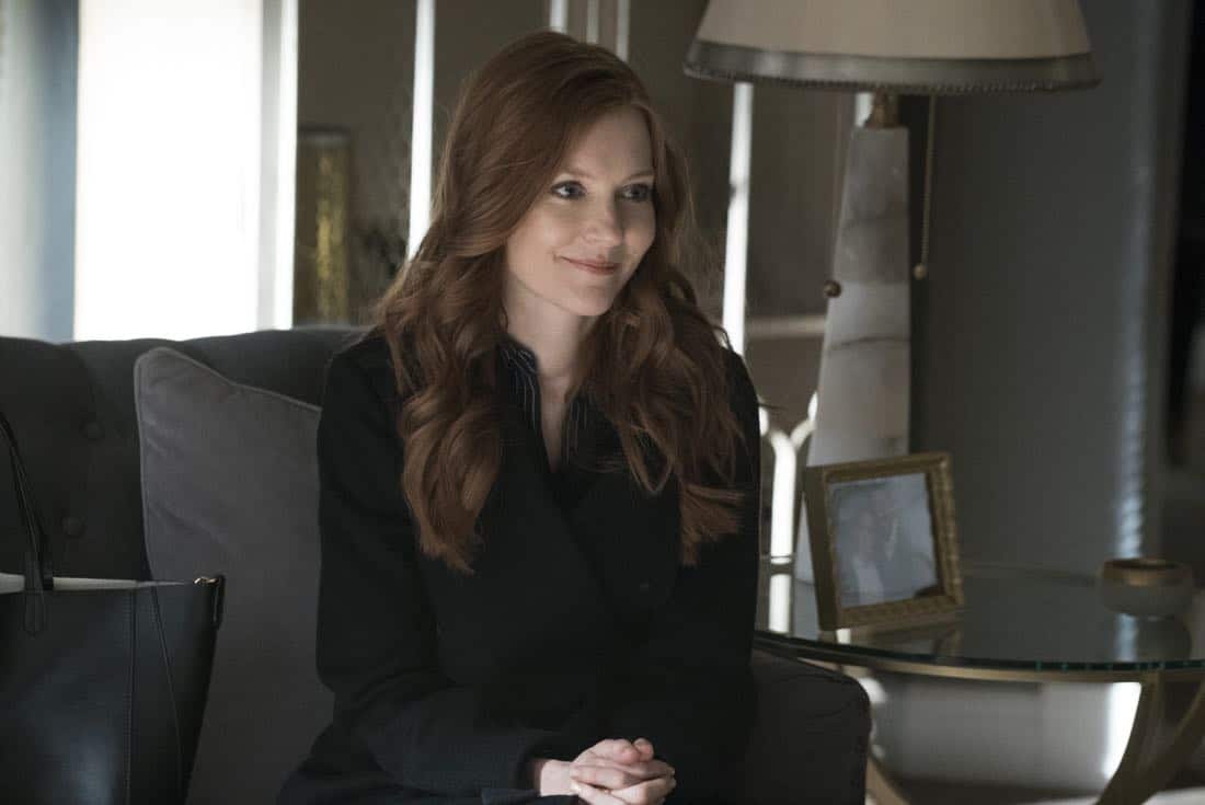 Scandal - "The List" - After Air Force Two's extraordinary safe landing, Cyrus takes his victory lap as America's newest hero, and Mellie demands that the Oval stop at nothing until justice is served. Meanwhile, Liv tries to bridge the gap with the Gladiators by disclosing her theory behind the hijack and Cyrus's true intentions, on "Scandal," airing THURSDAY, MARCH 15 (9:00-10:00 p.m. EDT), on The ABC Television Network. (ABC/Richard Cartwright) DARBY STANCHFIELD