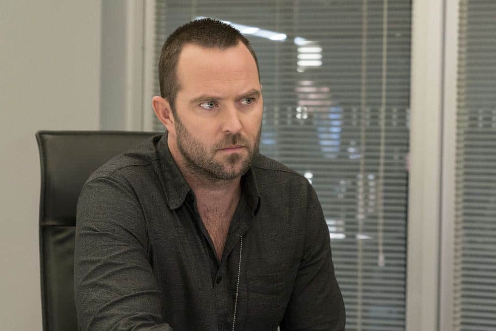 BLINDSPOT -- "Deductions" Episode 315 -- Pictured: Sullivan Stapeleton as Kurt Weller -- (Photo by: David Giesbrecht/NBC)