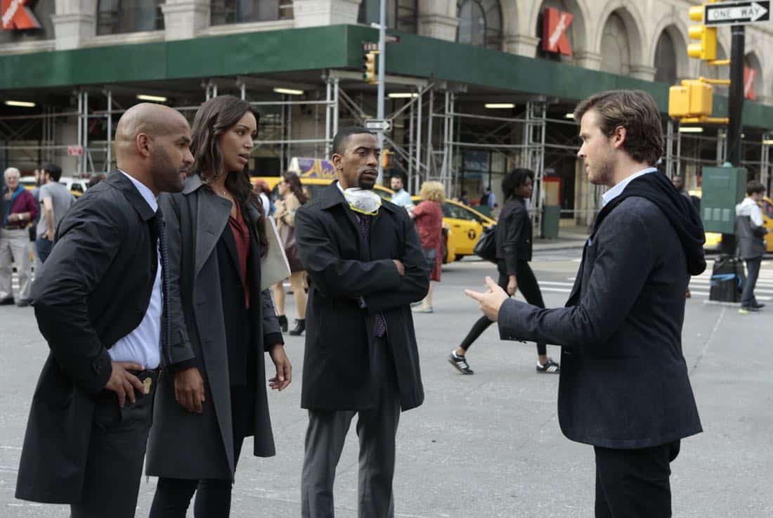 DECEPTION - "Forced Perspective" - As Cameron continues to focus on helping his brother, he and Kay get to work on a case that has unknowing tourists participating in a reality show - yet it's anything but real, it's deadly, on "Deception," airing SUNDAY, MARCH 18 (10:01-11:00 p.m. EDT), on The ABC Television Network. (ABC/Giovanni Rufino) AMAURY NOLASCO, ILFENESH HADERA, NATHAN JAMES, JACK CUTMORE DECEPTION - "Forced Perspective" - As Cameron continues to focus on helping his brother, he and Kay get to work on a case that has unknowing tourists participating in a reality show - yet it's anything but real, it's deadly, on "Deception," airing SUNDAY, MARCH 18 (10:01-11:00 p.m. EDT), on The ABC Television Network. (ABC/Giovanni Rufino) AMAURY NOLASCO, ILFENESH HADERA, NATHAN JAMES, JACK CUTMORE