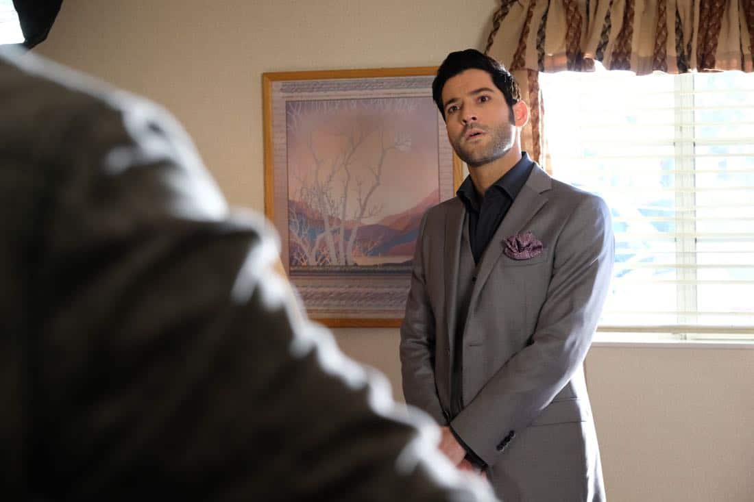 LUCIFER: Tom Ellis in the “The Last Heartbreak” episode of LUCIFER airing Monday, March 19 (8:00-9:00 PM ET/PT) on FOX. CR: Ray MickshawFOX