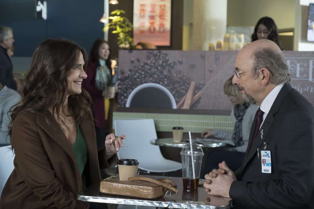THE GOOD DOCTOR - "Smile" - Dr. Shaun Murphy questions the need for an elective surgery that will allow his young patient to smile for the first time. Meanwhile, Dr. Claire Brown and Dr. Morgan Reznick discover that their patient lied about her identity, on "The Good Doctor," MONDAY, MARCH 19 (10:00-11:00 p.m. EDT), on The ABC Television Network. (ABC/Jeff Weddell) SHEILA KELLEY, RICHARD SCHIFF