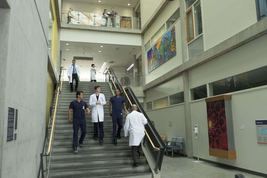 THE GOOD DOCTOR - "Smile" - Dr. Shaun Murphy questions the need for an elective surgery that will allow his young patient to smile for the first time. Meanwhile, Dr. Claire Brown and Dr. Morgan Reznick discover that their patient lied about her identity, on "The Good Doctor," MONDAY, MARCH 19 (10:00-11:00 p.m. EDT), on The ABC Television Network. (ABC/Jeff Weddell) WILL YUN LEE, FREDDIE HIGHMORE, HILL HARPER