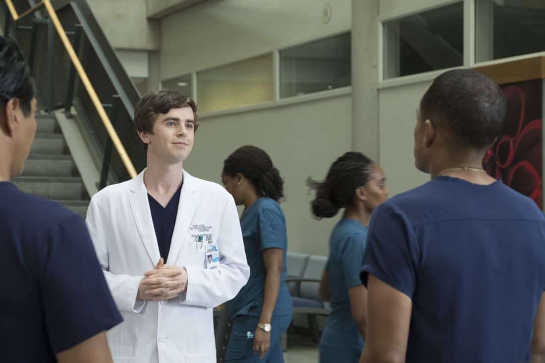 THE GOOD DOCTOR - "Smile" - Dr. Shaun Murphy questions the need for an elective surgery that will allow his young patient to smile for the first time. Meanwhile, Dr. Claire Brown and Dr. Morgan Reznick discover that their patient lied about her identity, on "The Good Doctor," MONDAY, MARCH 19 (10:00-11:00 p.m. EDT), on The ABC Television Network. (ABC/Jeff Weddell) FREDDIE HIGHMORE