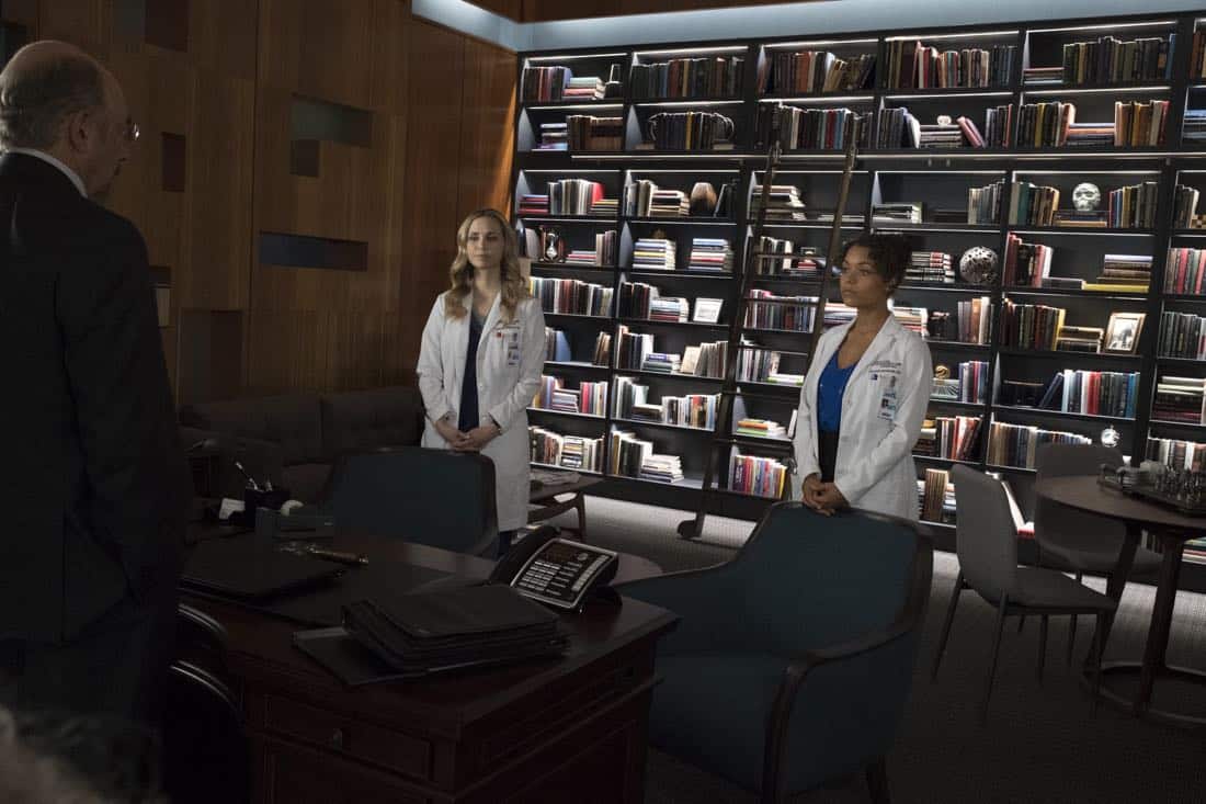 THE GOOD DOCTOR - "Smile" - Dr. Shaun Murphy questions the need for an elective surgery that will allow his young patient to smile for the first time. Meanwhile, Dr. Claire Brown and Dr. Morgan Reznick discover that their patient lied about her identity, on "The Good Doctor," MONDAY, MARCH 19 (10:00-11:00 p.m. EDT), on The ABC Television Network. (ABC/Jeff Weddell) RICHARD SCHIFF, FIONA GUBELMANN, ANTONIA THOMAS
