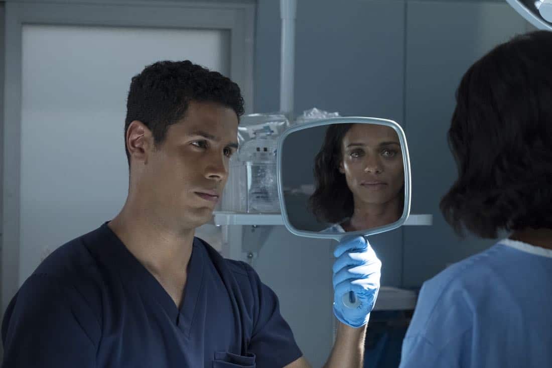 THE GOOD DOCTOR - "Smile" - Dr. Shaun Murphy questions the need for an elective surgery that will allow his young patient to smile for the first time. Meanwhile, Dr. Claire Brown and Dr. Morgan Reznick discover that their patient lied about her identity, on "The Good Doctor," MONDAY, MARCH 19 (10:00-11:00 p.m. EDT), on The ABC Television Network. (ABC/Jeff Weddell) CHUKU MODU, KANDYSE MCCLURE