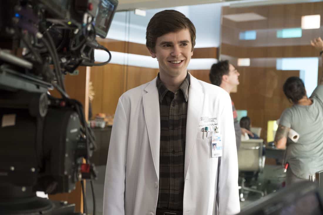 HE GOOD DOCTOR - "Smile" - Dr. Shaun Murphy questions the need for an elective surgery that will allow his young patient to smile for the first time. Meanwhile, Dr. Claire Brown and Dr. Morgan Reznick discover that their patient lied about her identity, on "The Good Doctor," MONDAY, MARCH 19 (10:00-11:00 p.m. EDT), on The ABC Television Network. (ABC/Jeff Weddell) FREDDIE HIGHMORE