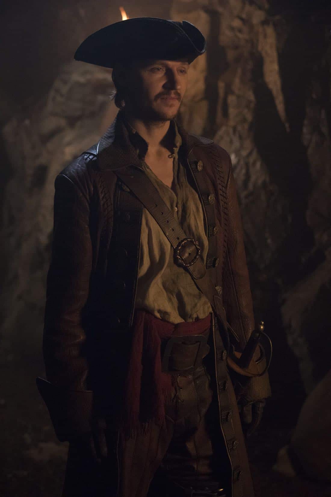ONCE UPON A TIME - "Knightfall" - Rogers strikes a deal with Eloise despite Tilly's fair warning, while Ivy struggles to find herself after Victoria's death. Meanwhile, in a faraway realm, Hook confronts Captain Ahab over a legendary magical talisman which can free Alice, only to learn that his quest may have unintended consequences, on "Once Upon a Time," FRIDAY, MARCH 16 (8:00-9:01 p.m. EDT), on The ABC Television Network. (ABC/Jack Rowand) CHAD ROCK