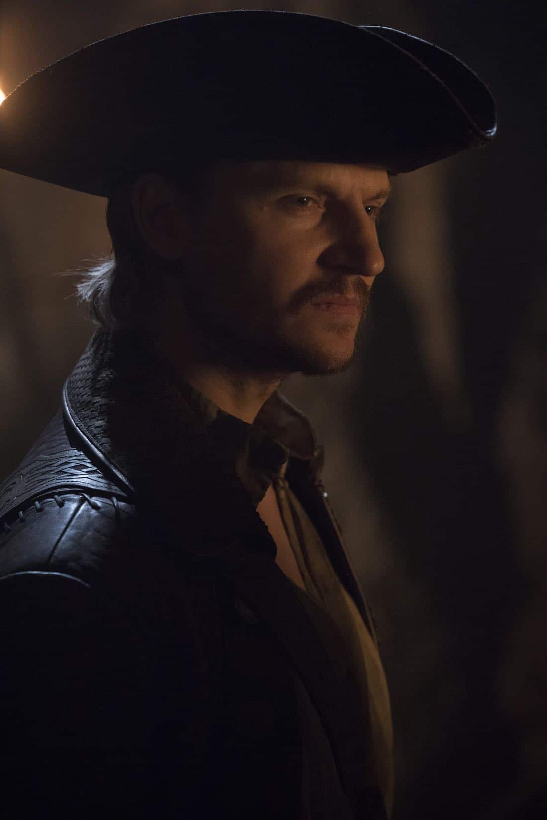 ONCE UPON A TIME - "Knightfall" - Rogers strikes a deal with Eloise despite Tilly's fair warning, while Ivy struggles to find herself after Victoria's death. Meanwhile, in a faraway realm, Hook confronts Captain Ahab over a legendary magical talisman which can free Alice, only to learn that his quest may have unintended consequences, on "Once Upon a Time," FRIDAY, MARCH 16 (8:00-9:01 p.m. EDT), on The ABC Television Network. (ABC/Jack Rowand) CHAD ROCK