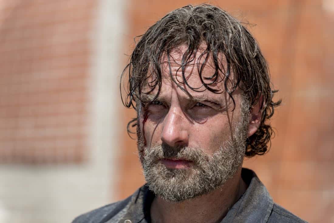Andrew Lincoln as Rick Grimes - The Walking Dead _ Season 8, Episode 12 - Photo Credit: Gene Page/AMC Andrew Lincoln as Rick Grimes - The Walking Dead _ Season 8, Episode 12 - Photo Credit: Gene Page/AMC
