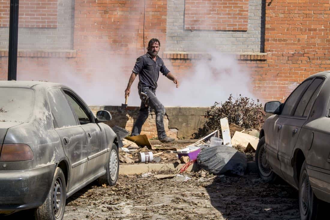 Andrew Lincoln as Rick Grimes - The Walking Dead _ Season 8, Episode 12 - Photo Credit: Gene Page/AMC