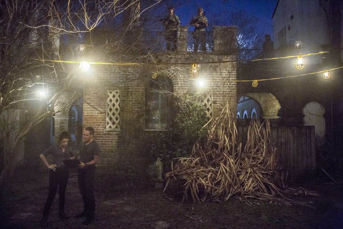 "Welcome to the Jungle" -- Pride, Sebastian and Tammy travel to South America after Pride is personally requested by a former colleague to assist with a classified operation that has been compromised, on NCIS: NEW ORLEANS, Tuesday, March 27 (10:00-11:00 PM, ET/PT) on the CBS Television Network. Pictured L-R: Vanessa Ferlito as FBI Special Agent Tammy Gregorio and Scott Bakula as Special Agent Dwayne Pride Photo: Skip Bolen/CBS é2018 CBS Broadcasting, Inc. All Rights Reserved