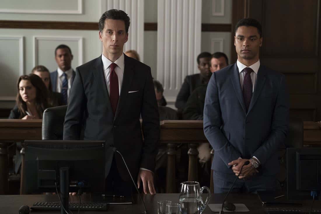 FOR THE PEOPLE - "Pilot" - Set in the United States District Court for the Southern District of New York (a.k.a. "The Mother Court"), the new Shondaland series follows six talented young lawyers working on opposite sides of the law and handling the most high-profile and high-stakes federal cases in the country. These lawyers will be put to the test both personally and professionally as their lives intersect in and out of America's most prestigious trial court, on "For The People," TUESDAY, MARCH 13 (10:00-11:00 p.m. EDT), on The ABC Television Network. (ABC/Eric McCandless) REGE JEAN PAGE, BEN SHENKMAN