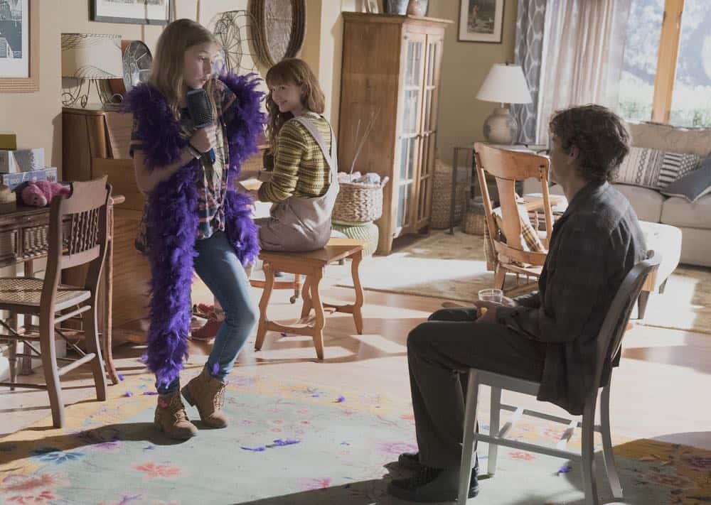 RISE -- "Most of All to Dream" Episode 102 -- Pictured: (l-r) Brooklyn Shuck as Sadie Mazzuchelli, Taylor Richardson as Kaitlin Mazzuchelli, Rarmian Newton as Maashous Evers -- (Photo by: Virginia Sherwood/NBC) RISE -- "Most of All to Dream" Episode 102 -- Pictured: (l-r) Brooklyn Shuck as Sadie Mazzuchelli, Taylor Richardson as Kaitlin Mazzuchelli, Rarmian Newton as Maashous Evers -- (Photo by: Virginia Sherwood/NBC)