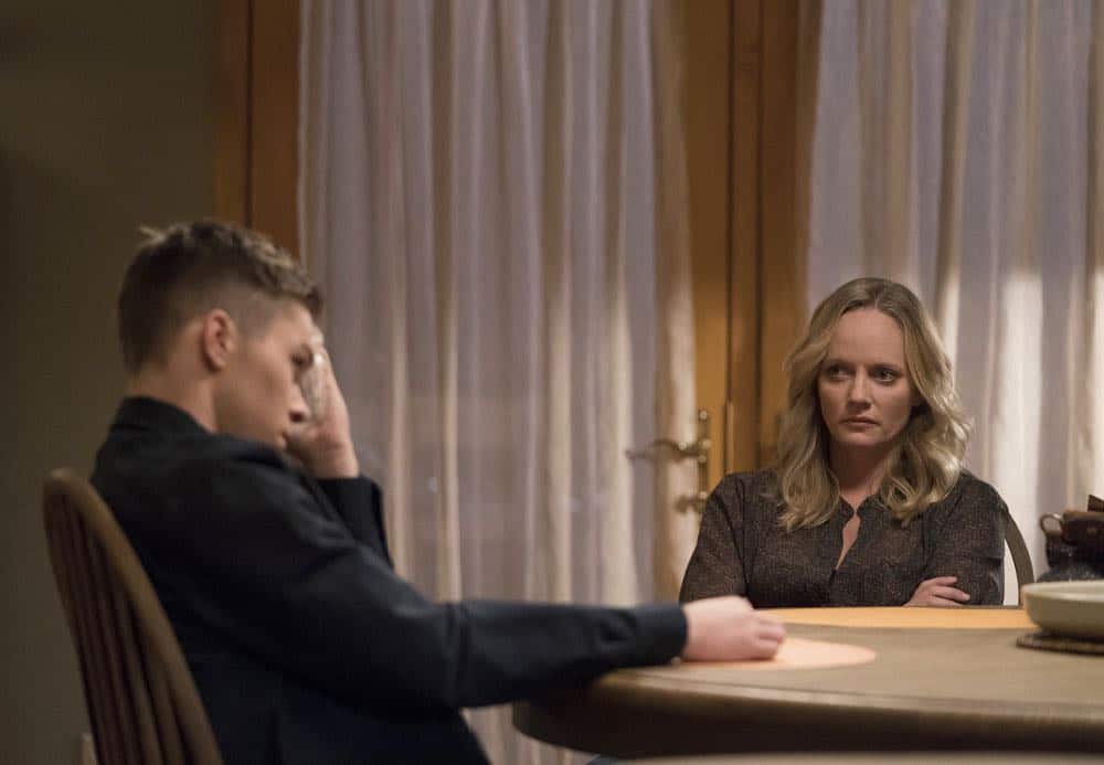 RISE -- "Most of All to Dream" Episode 102 -- Pictured: (l-r) Casey Johnson as Gordy Mazzuchelli, Marley Shelton as Gail Mazzuchelli -- (Photo by: Peter Kramer/NBC)