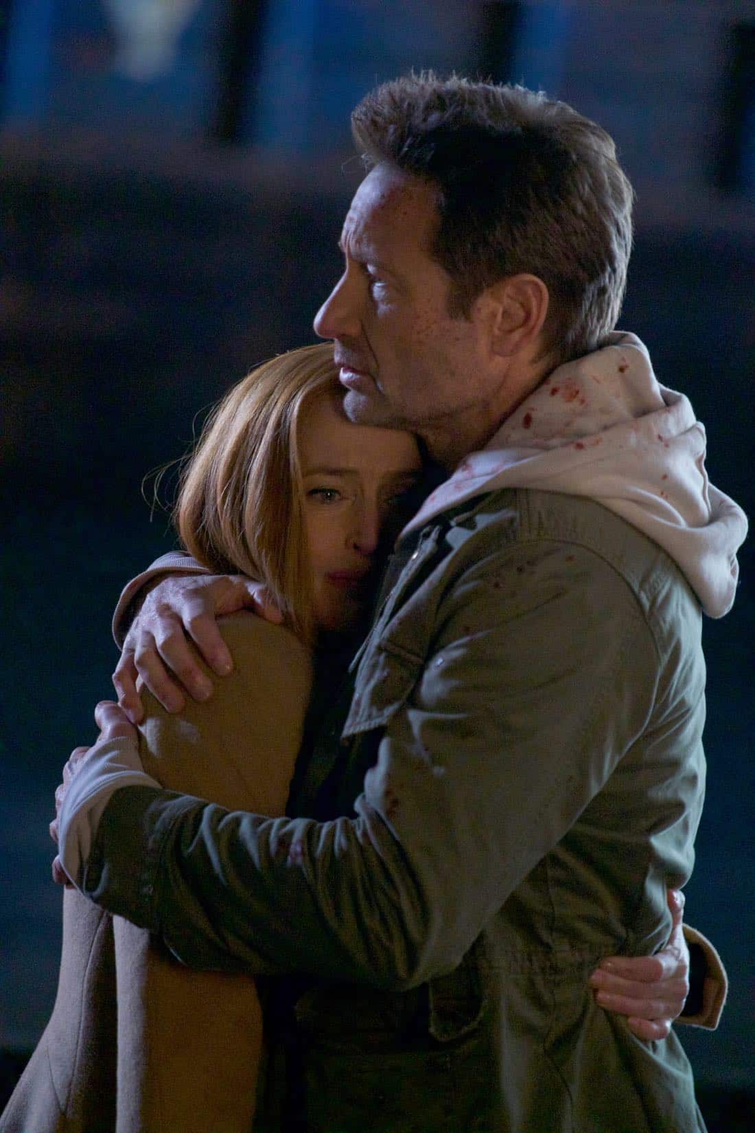THE X-FILES: L-R: Gillian Anderson and David Duchovny in the "My Struggle IV" season finale episode of THE X-FILES airing Wednesday, March 21 (8:00-9:00 PM ET/PT) on FOX. ©2018 Fox Broadcasting Co. Cr: Shane Harvey/FOX THE X-FILES: L-R: Gillian Anderson and David Duchovny in the "My Struggle IV" season finale episode of THE X-FILES airing Wednesday, March 21 (8:00-9:00 PM ET/PT) on FOX. ©2018 Fox Broadcasting Co. Cr: Shane Harvey/FOX
