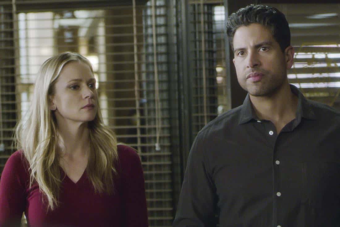 ÃÂThe CapilanosààThe BAU is called to Oklahoma to investigate a murderous clown terrorizing the sleepy town of Guymon, on CRIMINAL MINDS, Wednesday, March 21 (10:00-11:00 PM, ET/PT) on the CBS Television Network. Pictured: A.J. Cook (Jennifer ÃÂJJàJareau), Adam Rodriguez (Luke Alvez) Photo: Best Screen Grab Available é2018 CBS Broadcasting, Inc. All Rights Reserved ÃÂThe CapilanosààThe BAU is called to Oklahoma to investigate a murderous clown terrorizing the sleepy town of Guymon, on CRIMINAL MINDS, Wednesday, March 21 (10:00-11:00 PM, ET/PT) on the CBS Television Network. Pictured: A.J. Cook (Jennifer ÃÂJJàJareau), Adam Rodriguez (Luke Alvez) Photo: Best Screen Grab Available é2018 CBS Broadcasting, Inc. All Rights Reserved