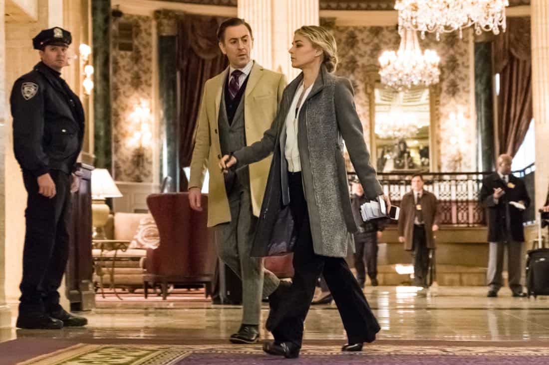 "Pilot"-- Former CIA operative Dr. Dylan Reinhart (Alan Cumming) is lured back to his old life when NYPD detective Lizzie Needham (Bojana Novakovic) needs his help to stop a serial killer, on the series premiere of INSTINCT, Sunday, March 18 (8:00-9:00, ET/PT) on the CBS Television Network. Photo: Jeff Neumann /CBS é 2017 CBS Broadcasting Inc. All Rights Reserved.