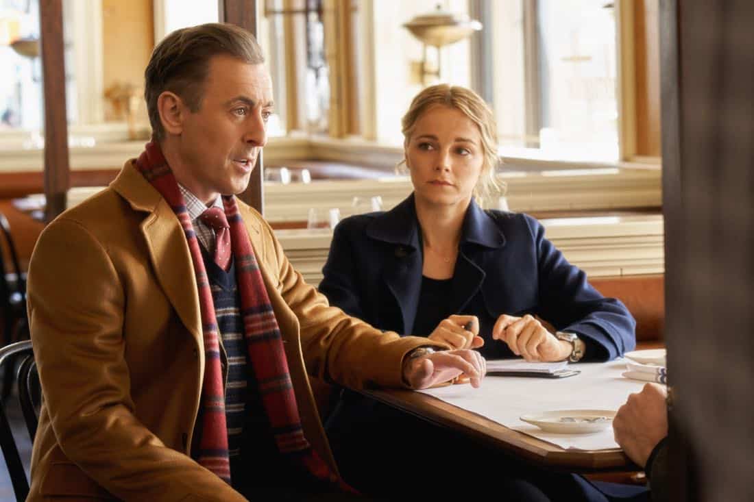 "Pilot"-- Former CIA operative Dr. Dylan Reinhart (Alan Cumming) is lured back to his old life when NYPD detective Lizzie Needham (Bojana Novakovic) needs his help to stop a serial killer, on the series premiere of INSTINCT, Sunday, March 18 (8:00-9:00, ET/PT) on the CBS Television Network. Pictured (l-r) Alan Cumming as Dr. Dylan Reinhart and Bojana Novakovic as Det. Lizzie Needham Photo: Jonathan Wenk /CBS é 2017 CBS Broadcasting Inc. All Rights Reserved.