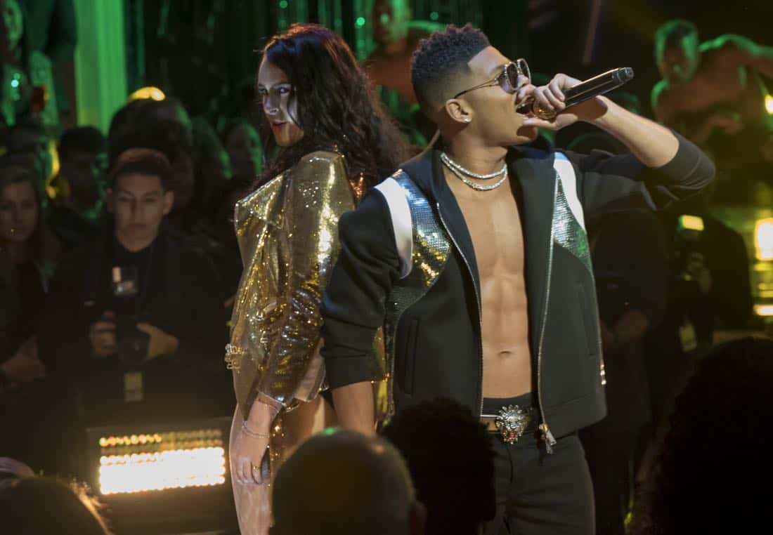 EMPIRE: Pictured L-R: Guest star Rumor Willis and Bryshere Gray in the "Birds in the Cage" Spring premiere episode of EMPIRE airing Wednesday, March 28 (8:00-9:00 PM ET/PT) on FOX. ©2018 Fox Broadcasting Co. CR: Chuck Hodes/FOX