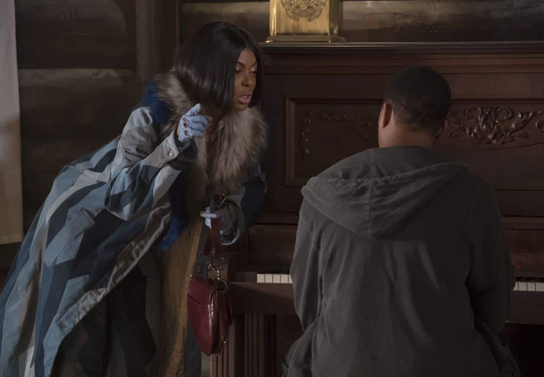 EMPIRE: Pictured L-R: Bryshere Gray, Trai Byers and Jussie Smollett in the "Birds in the Cage" Spring premiere episode of EMPIRE airing Wednesday, March 28 (8:00-9:00 PM ET/PT) on FOX. ©2018 Fox Broadcasting Co. CR: Chuck Hodes/FOX