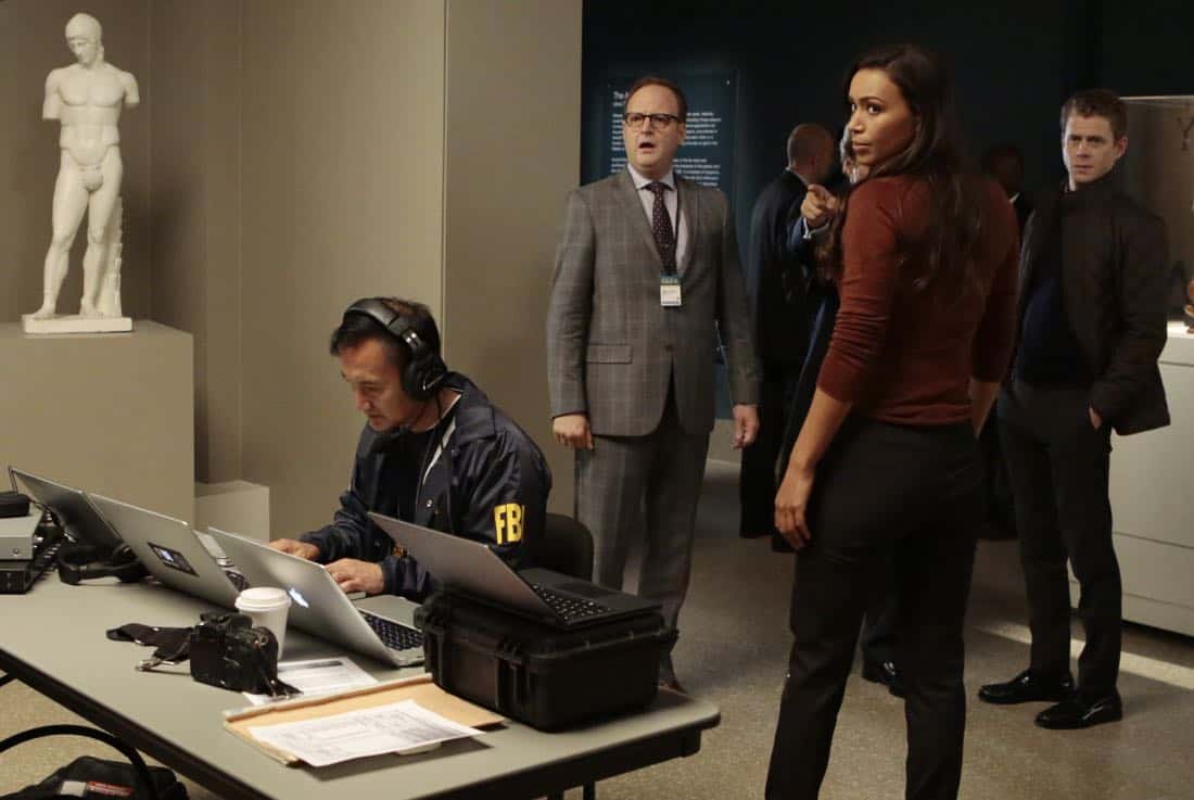 DECEPTION - "Escapology" - When an art museum docent is held hostage, Kay enlists Cameron and his team to help rescue her using the art of escapology, on "Deception," airing SUNDAY, MARCH 25 (10:01-11:00 p.m. EDT), on The ABC Television Network. (ABC/Giovanni Rufino) ILFENESH HADERA