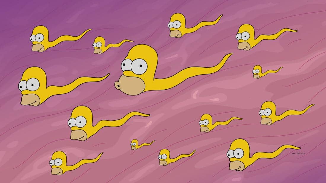 THE SIMPSOMS: Homer and Marge recount the story of their transition from loving their life without kids to being miserable parents in the all-new “3 Scenes Plus A Tag From A Marriage” episode airing Sunday, March 25 (8:00-8:30 PM ET/PT) on FOX. THE SIMPSONS ™ and © 2017 TCFFC ALL RIGHTS RESERVED. THE SIMPSOMS: Homer and Marge recount the story of their transition from loving their life without kids to being miserable parents in the all-new “3 Scenes Plus A Tag From A Marriage” episode airing Sunday, March 25 (8:00-8:30 PM ET/PT) on FOX. THE SIMPSONS ™ and © 2017 TCFFC ALL RIGHTS RESERVED.