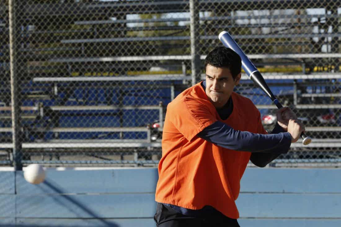 "Foul Balls" -- Team Scorpion must use their high IQs to win a softball game when the homeland director challenges, with all of their future government contracts on the line. Also, Walter's secret night out with Florence puts Toby and Happy on edge, on SCORPION, Monday, March 26 (10:00-11:00 PM, ET/PT) on the CBS Television Network. Pictured: Elyes Gabel. Photo: Cliff Lipson/CBS é2018 CBS Broadcasting, Inc. All Rights Reserved