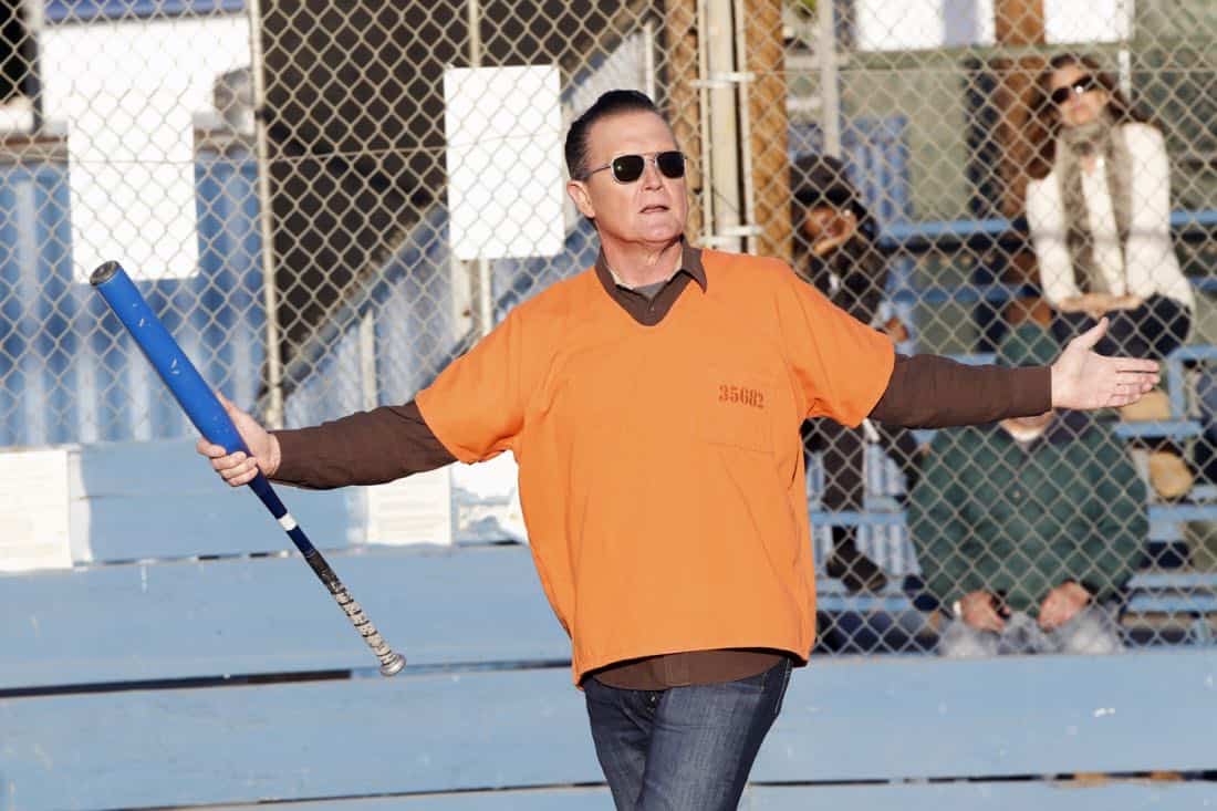 "Foul Balls" -- Team Scorpion must use their high IQs to win a softball game when the homeland director challenges, with all of their future government contracts on the line. Also, WalterÃÂs secret night out with Florence puts Toby and Happy on edge, on SCORPION, Monday, March 26 (10:00-11:00 PM, ET/PT) on the CBS Television Network. Pictured: Robert Patrick. Photo: Cliff Lipson/CBS é2018 CBS Broadcasting, Inc. All Rights Reserved