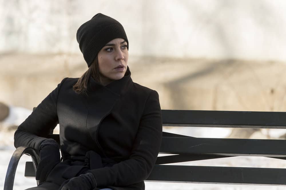 BLINDSPOT -- "Artful Dodge" Episode 316 -- Pictured: Audrey Esparza as Tasha Zapata -- (Photo by: David Giesbrecht/NBC/Warner Bros) BLINDSPOT -- "Artful Dodge" Episode 316 -- Pictured: Audrey Esparza as Tasha Zapata -- (Photo by: David Giesbrecht/NBC/Warner Bros)
