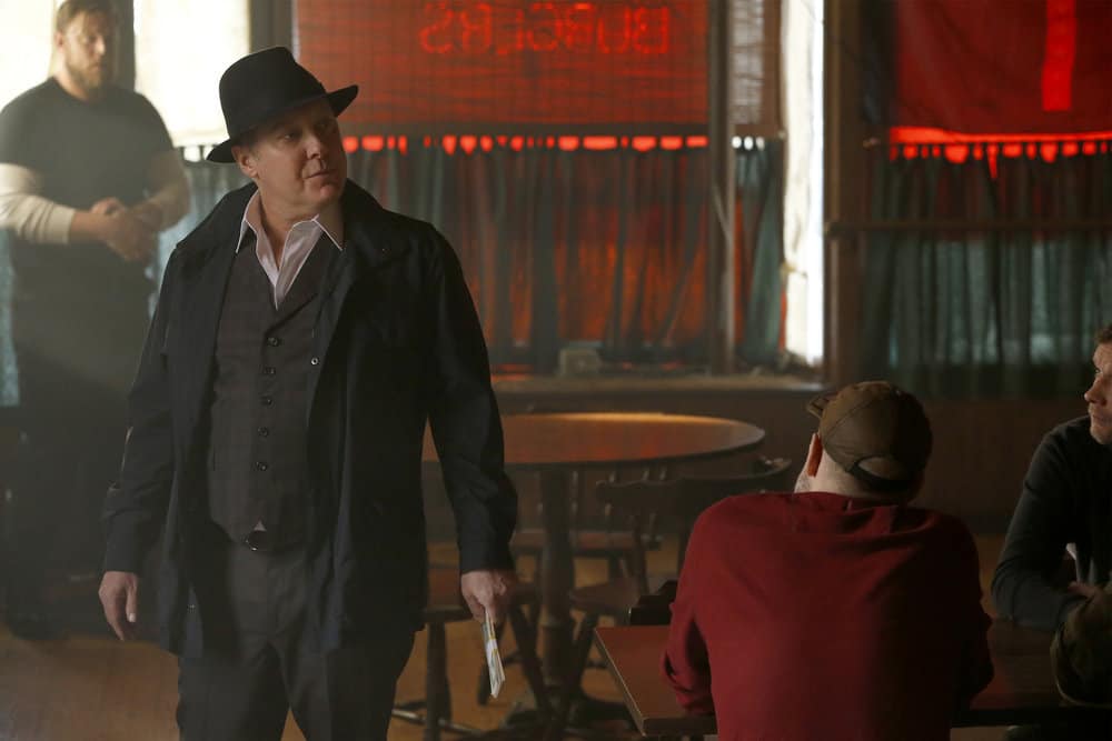 THE BLACKLIST -- "Anna-Gracia Duerte (#25)" Episode 517 -- Pictured: James Spader as Raymond "Red" Reddington -- (Photo by: Will Hart/NBC)
