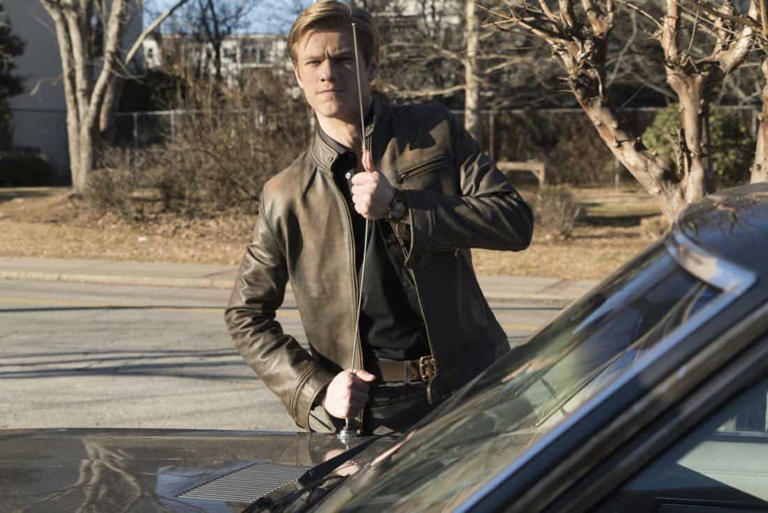 "Riley + Airplane" -- When Matty and the team search for a former government tech who stole classified intel and has been evading capture, they reunite with the Coltons, the family of bounty hunters, who are pursuing the same man for different reasons, on MACGYVER, Friday, March 30 (8:00-9:00 PM, ET/PT) on the CBS Television Network. Pictured: Lucas Till. Photo: Annette Brown/CBS é2018 CBS Broadcasting, Inc. All Rights Reserved "Riley + Airplane" -- When Matty and the team search for a former government tech who stole classified intel and has been evading capture, they reunite with the Coltons, the family of bounty hunters, who are pursuing the same man for different reasons, on MACGYVER, Friday, March 30 (8:00-9:00 PM, ET/PT) on the CBS Television Network. Pictured: Lucas Till. Photo: Annette Brown/CBS é2018 CBS Broadcasting, Inc. All Rights Reserved