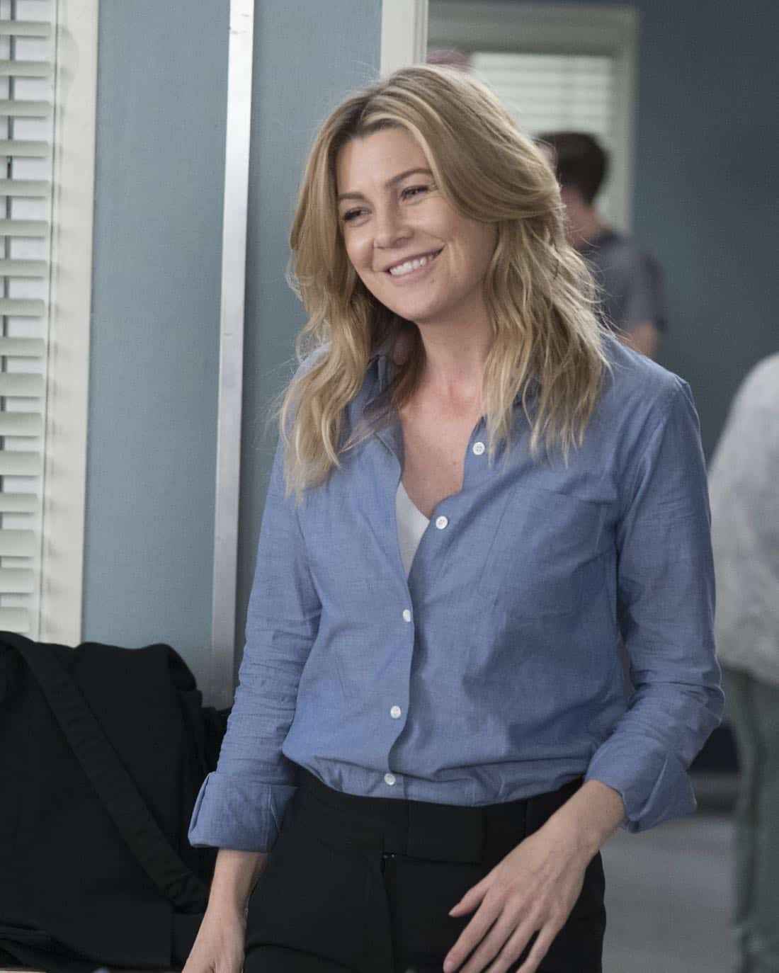 GREY'S ANATOMY - "One Day Like This" - April's crisis of faith is challenged by a patient she treats who is a rabbi, and Meredith treats a patient who is a transplant surgeon from another hospital, on "Grey's Anatomy," THURSDAY, MARCH 29 (8:00-9:00 p.m. EDT), on The ABC Television Network. (ABC/Eric McCandless) ELLEN POMPEO