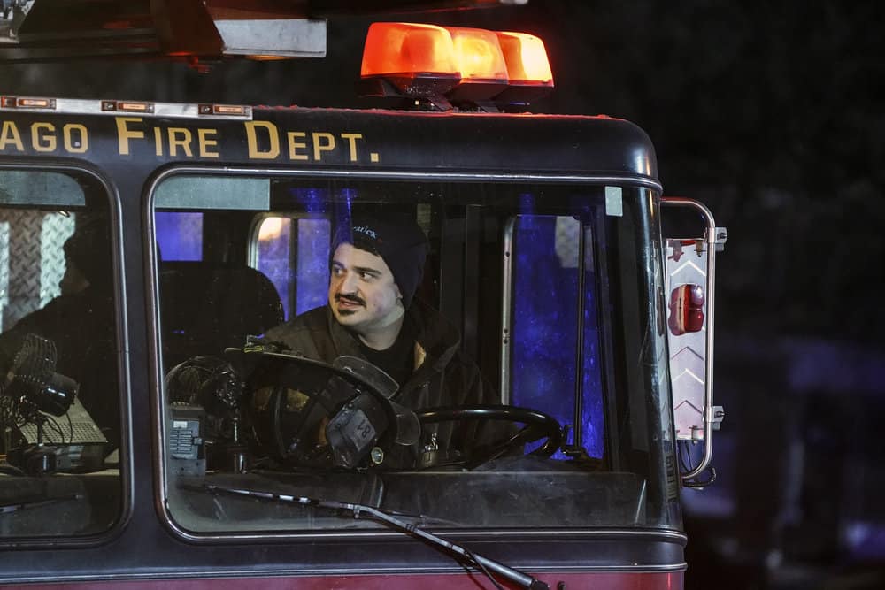 CHICAGO FIRE -- "Looking For A Lifeline" Episode 614 -- Pictured: Yuri Sardarov as Otis -- (Photo by: Elizabeth Morris/NBC)