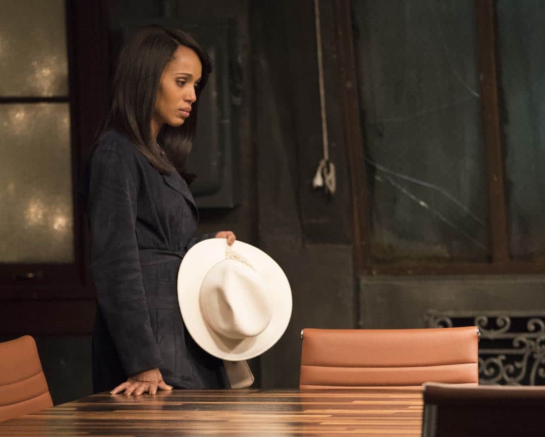 SCANDAL - "The Noise" - When Charlie is taken into custody for the hijacking of Air Force Two, Quinn is faced with an important choice. Meanwhile, Cyrus is pulling the strings behind closed doors and sets out to recruit Jake to join him on his quest for the White House, on "Scandal," airing THURSDAY, MARCH 29 (10:00-11:00 p.m. EDT), on The ABC Television Network. (ABC/Mitch Haaseth) KERRY WASHINGTON