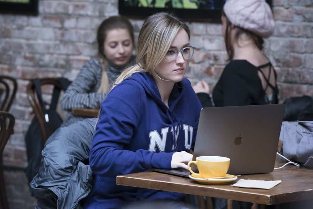 BLINDSPOT -- "Mum's The Word" Episode 317 -- Pictured: Ashley Johnson as Patterson -- (Photo by: Virginia Sherwood/NBC)