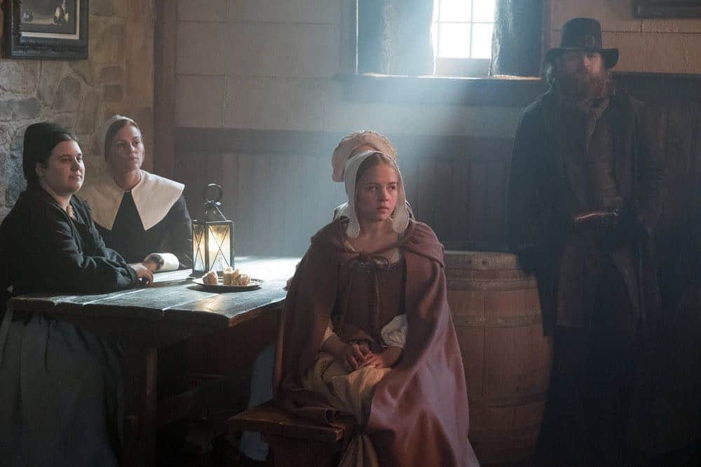 TIMELESS -- "The Salem Witch Hunt" Episode 204 -- Pictured: Sofia Vassilieva as Abiah -- (Photo by: Patrick Wymore/NBC)