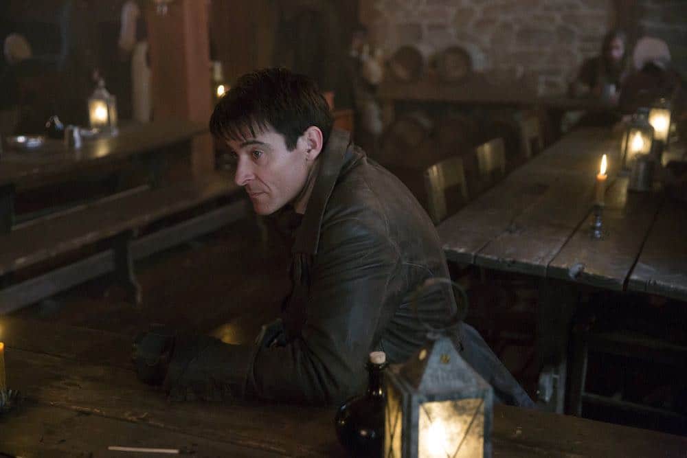 TIMELESS -- "The Salem Witch Hunt" Episode 204 -- Pictured: Goran Visnjic as Garcia Flynn -- (Photo by: Patrick Wymore/NBC)