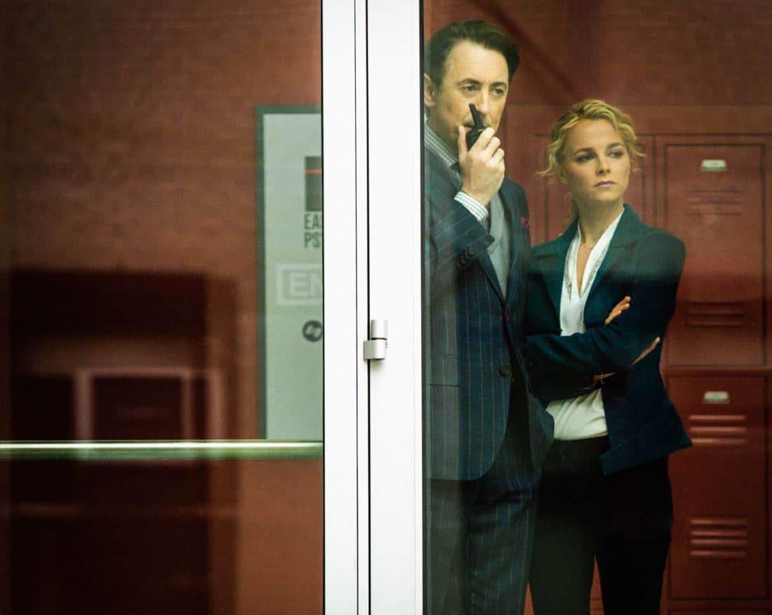 INSTINCT, a new drama starring Alan Cumming, Bojana Novakovic, Daniel Ings, Naveen Andrews and Sharon Leal, premieres Sunday, March 18 (8:00-9:00 PM, ET/PT) on the CBS Television Network. Alan Cumming stars as Dr. Dylan Reinhart, a gifted author, university professor and former CIA operative who is lured back to his old life by NYPD Detective Lizzie Needham (Bojana Novakovic) to help her stop a serial killer who is using Dylan's first book as a tutorial. Pictured (L-R) Alan Cumming as Dr. Dylan Reinhart, and Bojana Novakovic as Lizzie Needham Photo: Francisco Roman /CBS é 2017 CBS Broadcasting Inc. All Rights Reserved.