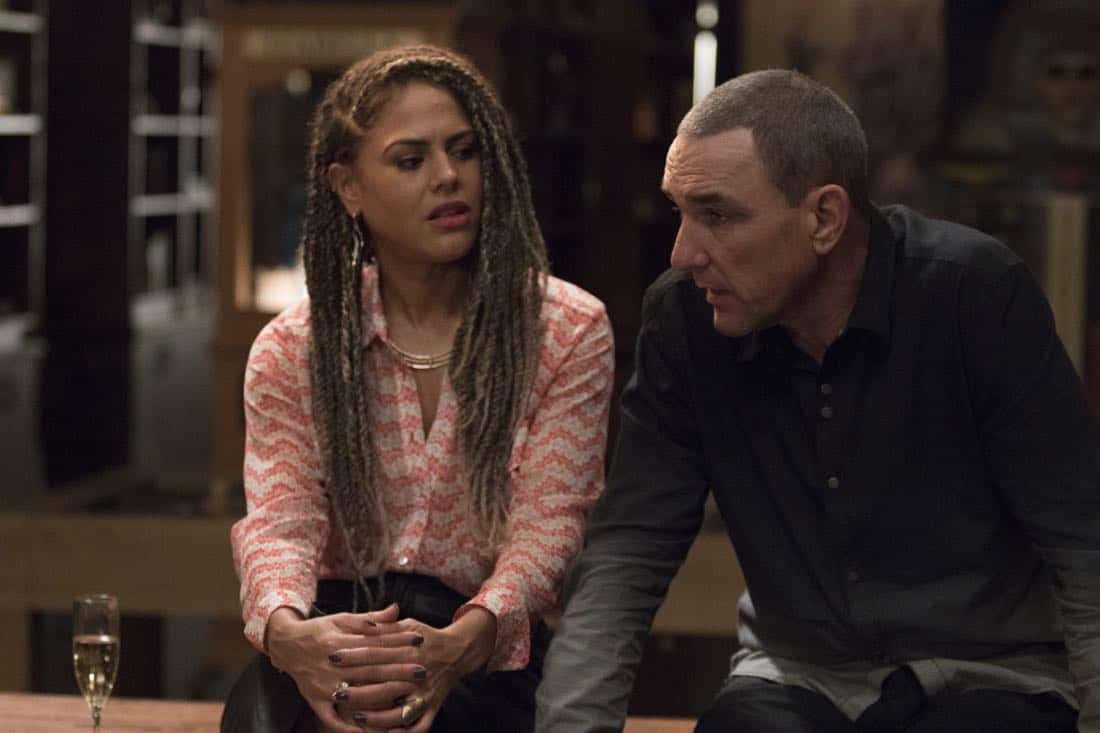 DECEPTION - "Divination" - When a psychic is murdered, Kay and Cam investigate only to learn she had a partner who's now on the run. Enlisting her help, Cameron and the team take down an international arms dealer, on "Deception," airing SUNDAY, APRIL 1 (10:01-11:00 p.m. EDT), on The ABC Television Network. (ABC/Giovanni Rufino) LENORA CRICHLOW, VINNIE JONES