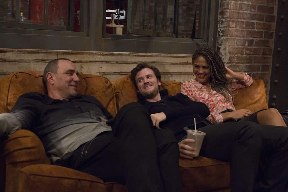 DECEPTION - "Divination" - When a psychic is murdered, Kay and Cam investigate only to learn she had a partner who's now on the run. Enlisting her help, Cameron and the team take down an international arms dealer, on "Deception," airing SUNDAY, APRIL 1 (10:01-11:00 p.m. EDT), on The ABC Television Network. (ABC/Giovanni Rufino) VINNIE JONES, JACK CUTMORE, LENORA CRICHLOW