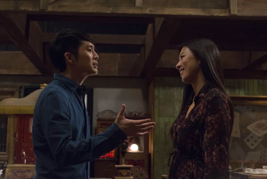 DECEPTION - "Divination" - When a psychic is murdered, Kay and Cam investigate only to learn she had a partner who's now on the run. Enlisting her help, Cameron and the team take down an international arms dealer, on "Deception," airing SUNDAY, APRIL 1 (10:01-11:00 p.m. EDT), on The ABC Television Network. (ABC/Giovanni Rufino) JUSTIN CHON, CHRISTINE KO